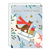 James Ellis Sledging Dog Mini Card